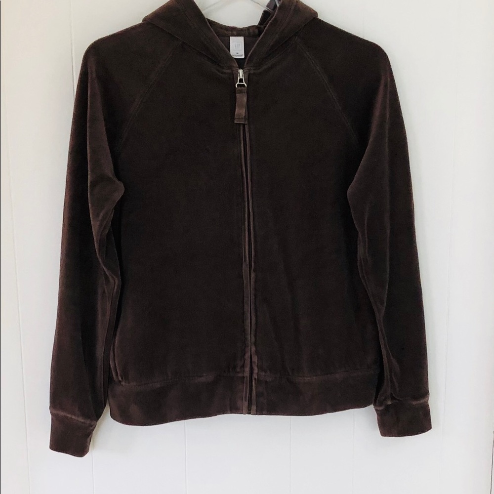 Gap Brown Velvety Hoodie